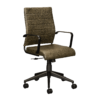 Image of Class-Black frame Medium Back chair - right side view